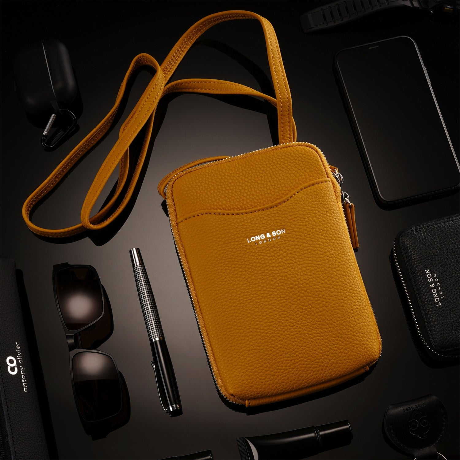 Cross Body Bag with Zipper