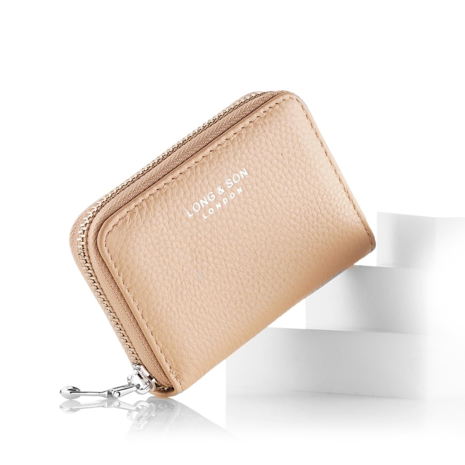 Leather Purse with Zipper
