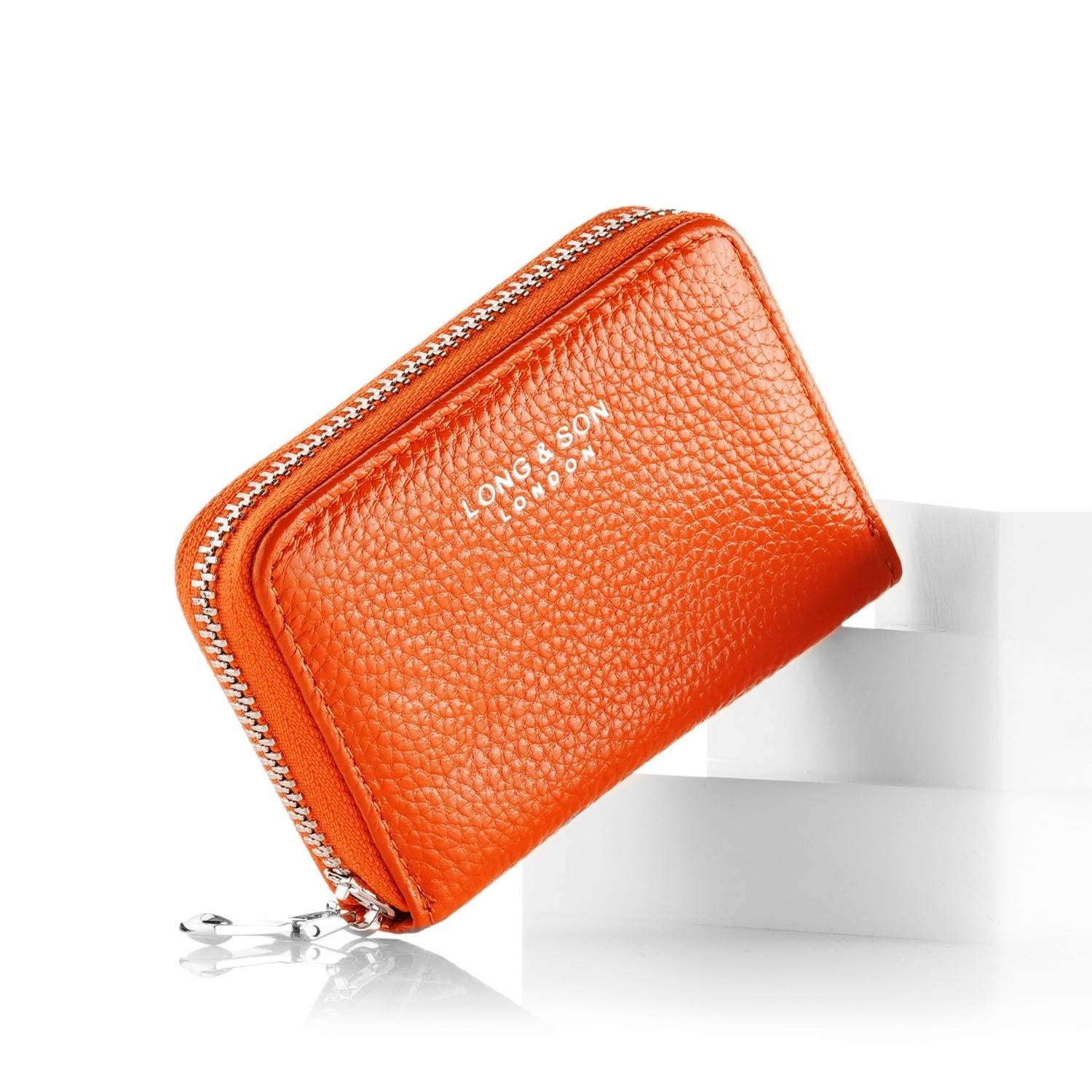 Leather Purse with Zipper