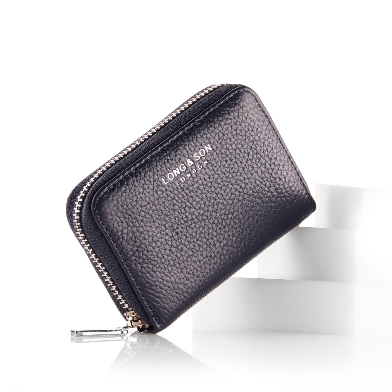 Leather Purse with Zipper