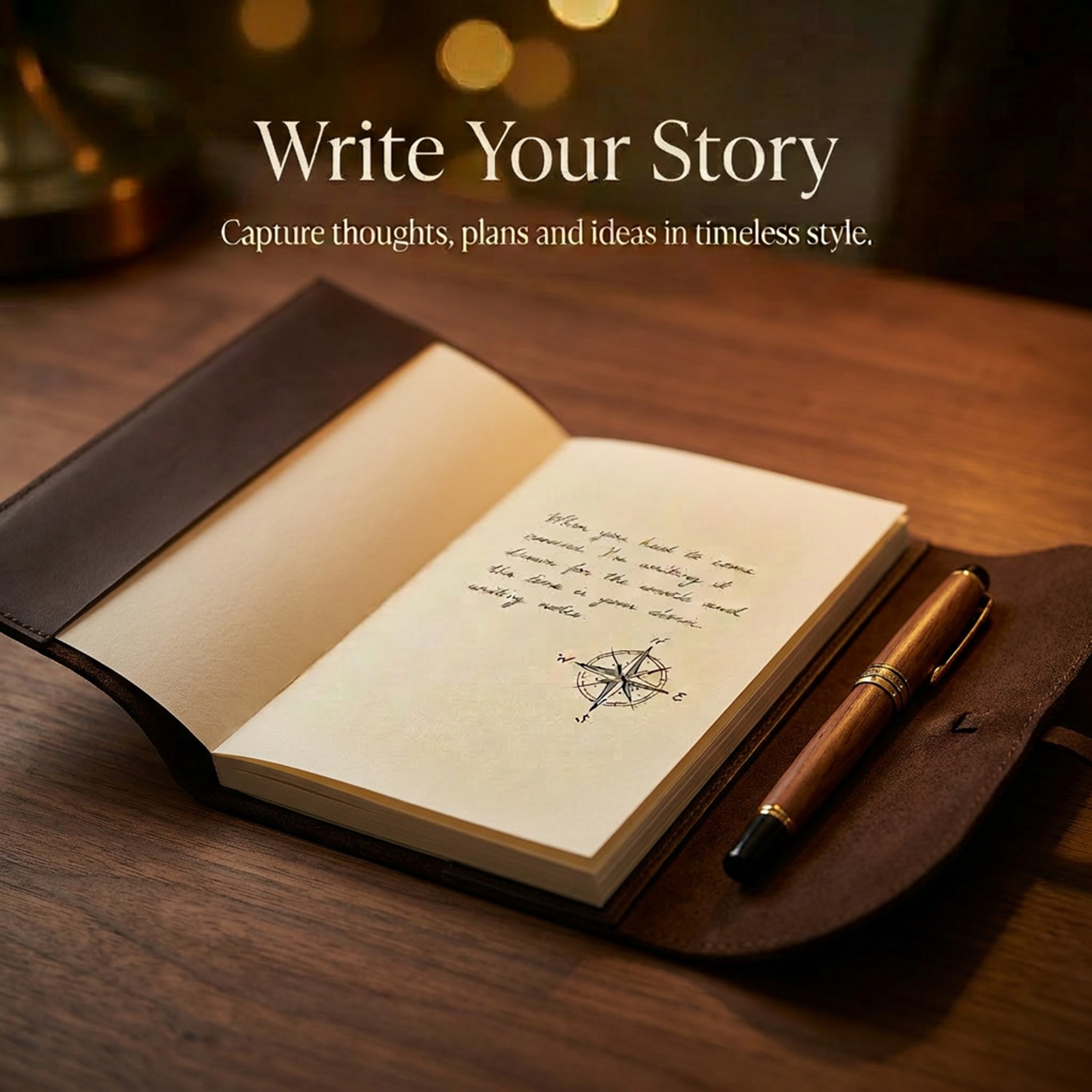 Writer Gift Set – Journal, Pencil Case & Refills
