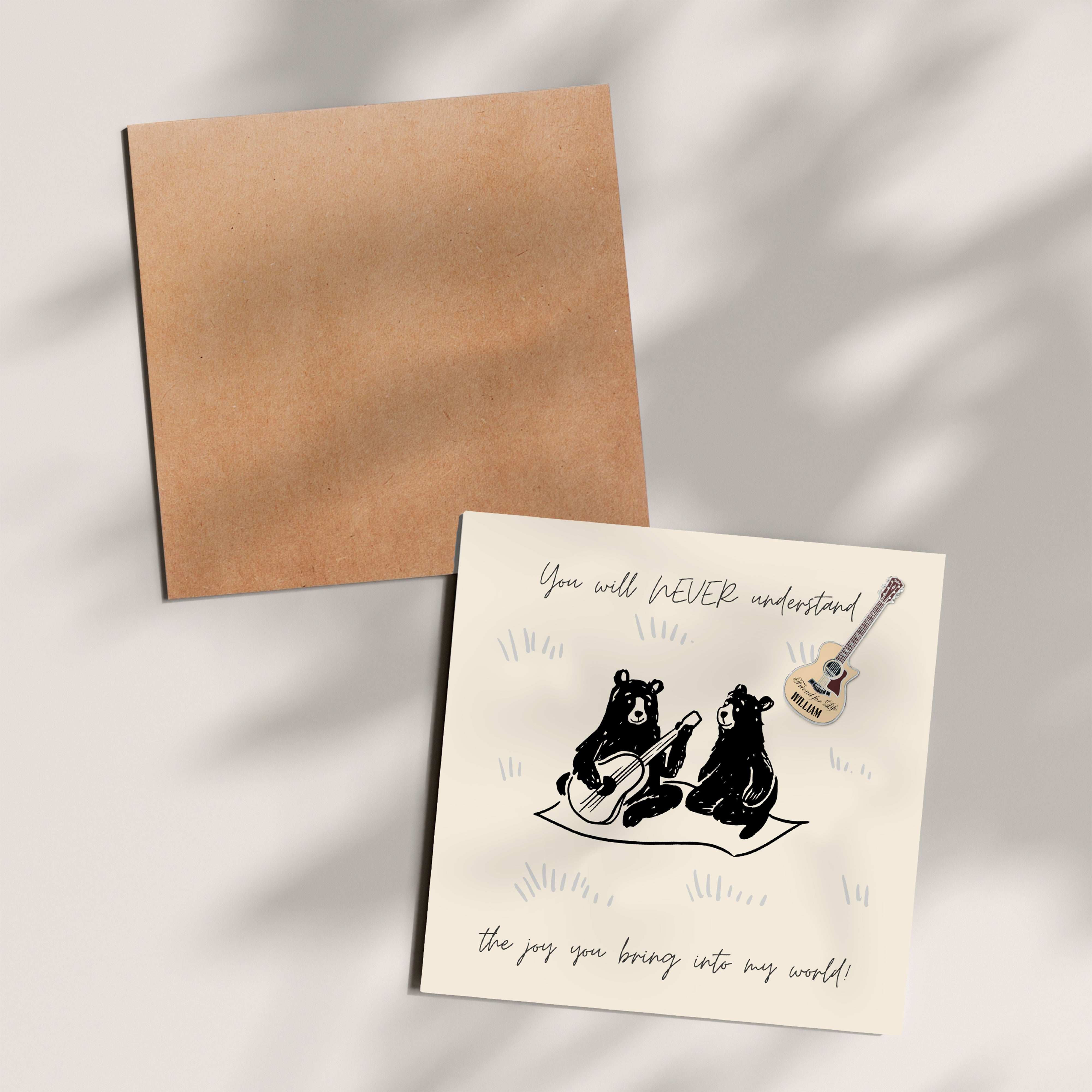 Personalised Friendship Thank You Card