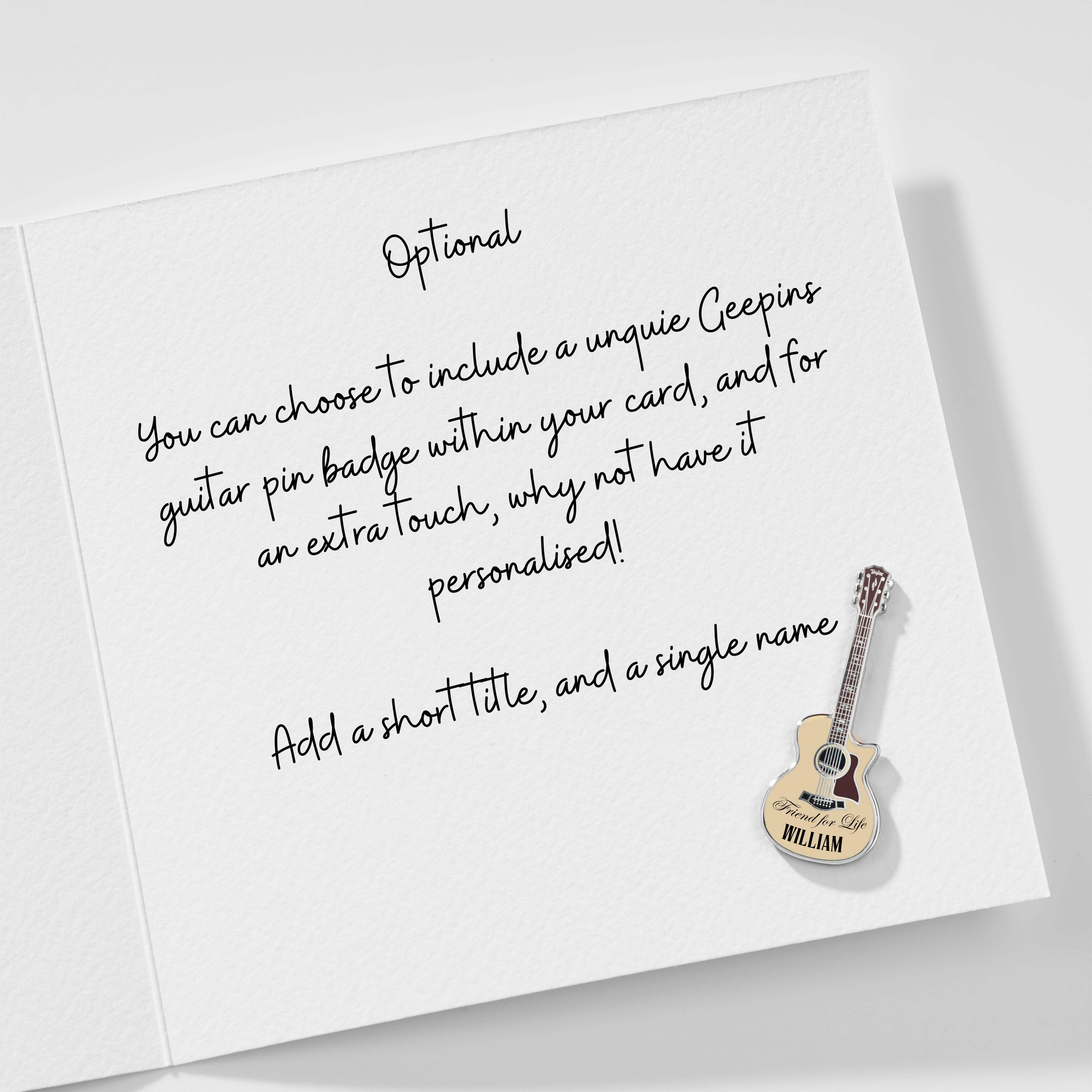 Personalised Friendship Thank You Card