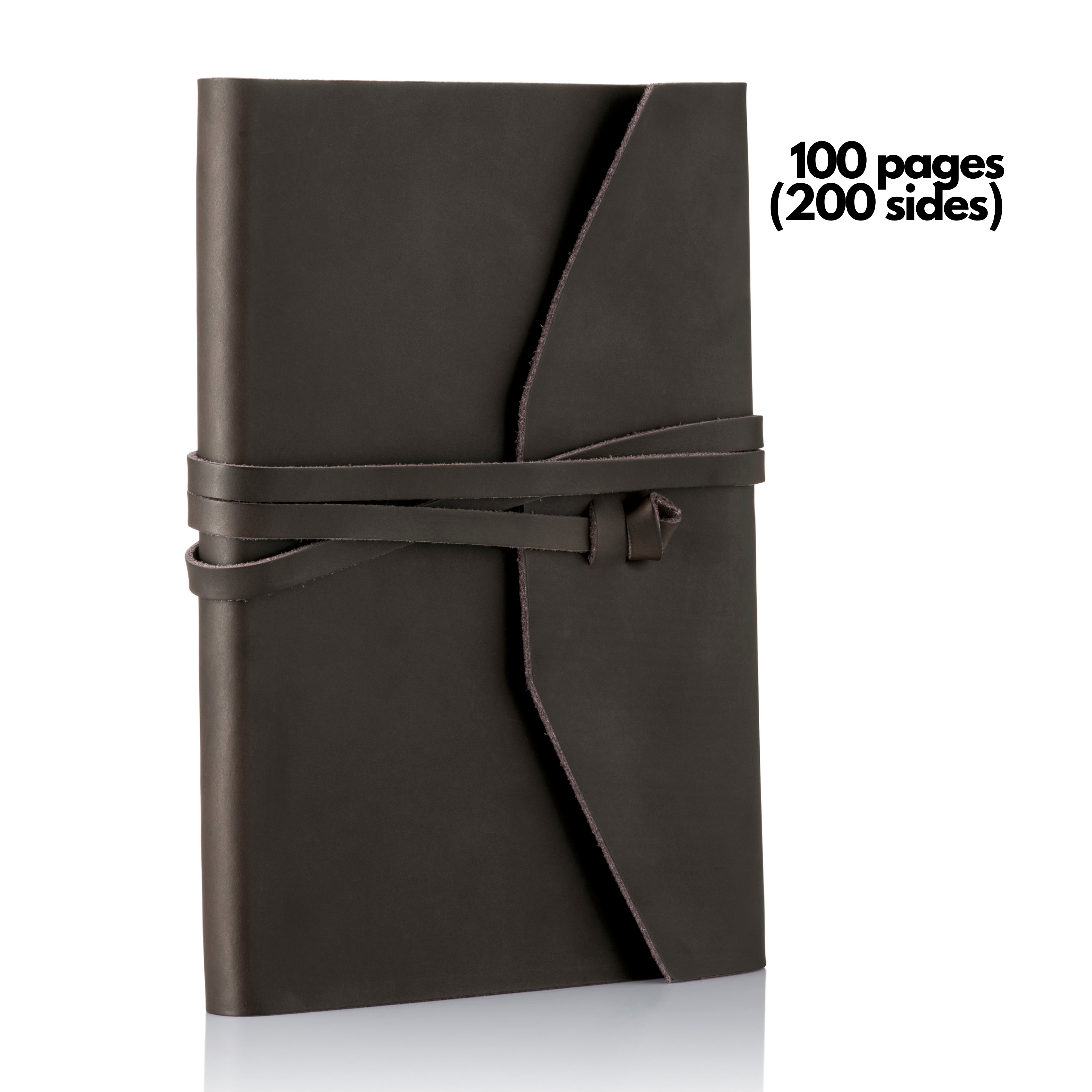 Leather Journal – Fixed-Page A5 Notebook