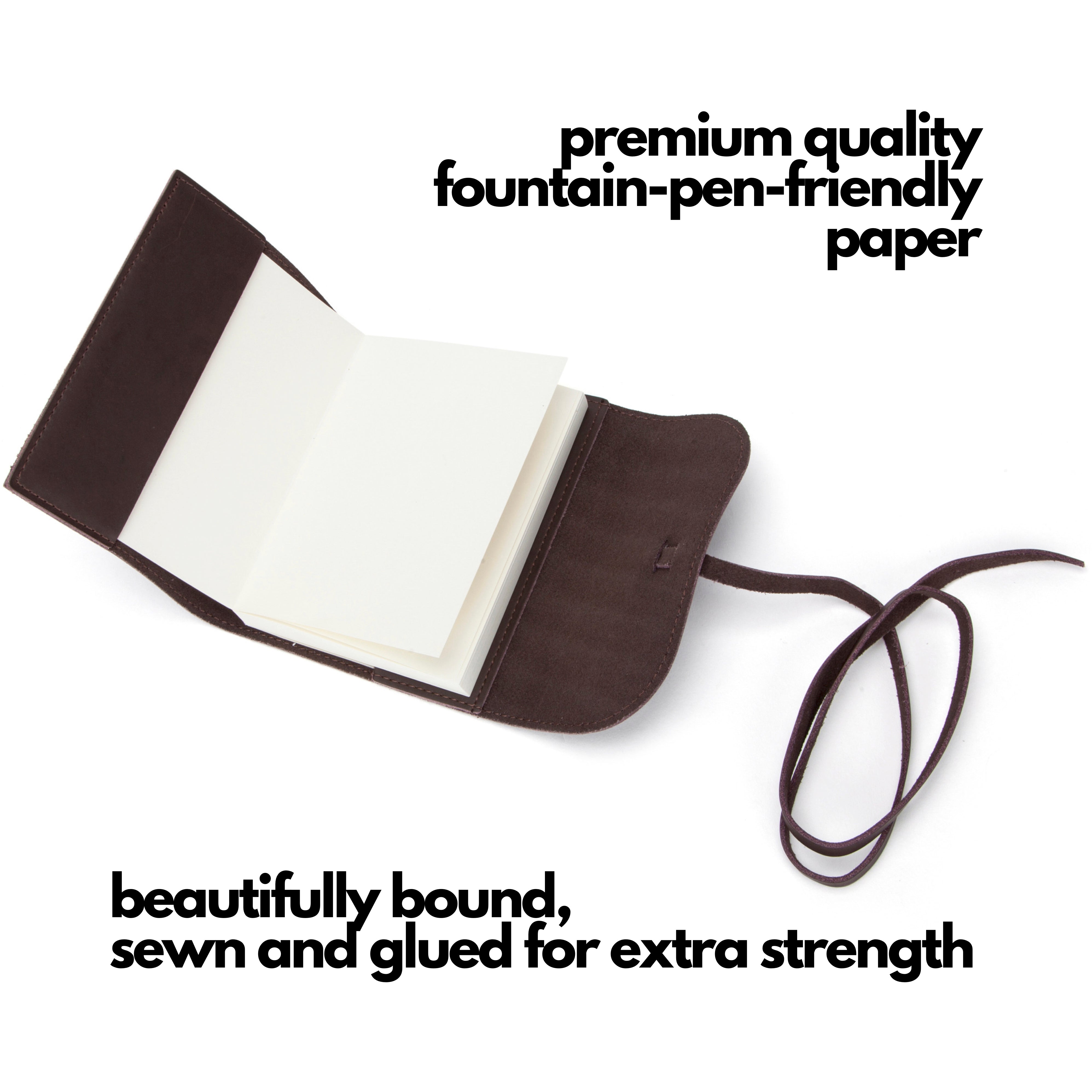 Leather Journal – Refillable A6 Notebook