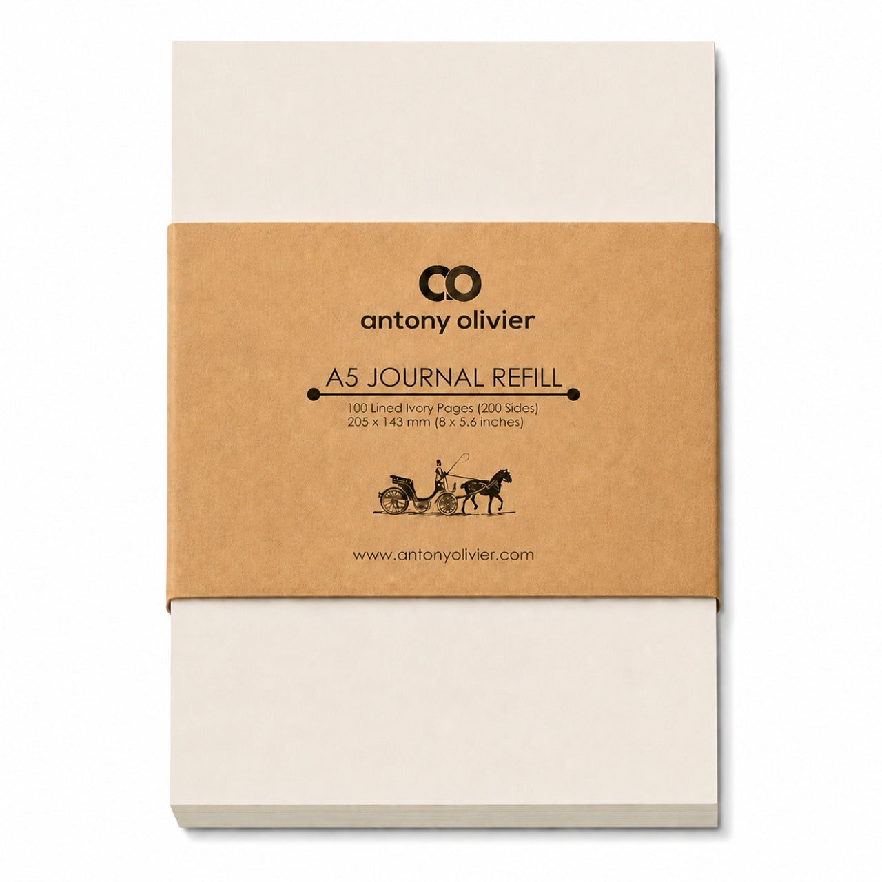 Antony Olivier A5 Journal Refills – Lined Paper Pack