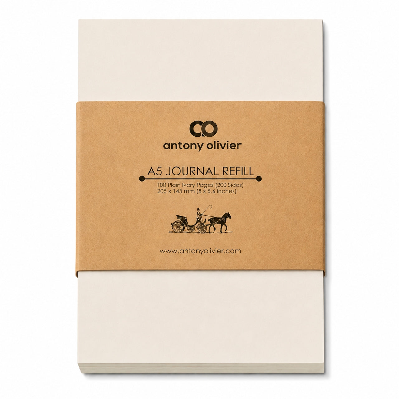 Antony Olivier A5 Journal Refills – Plain Paper Pack