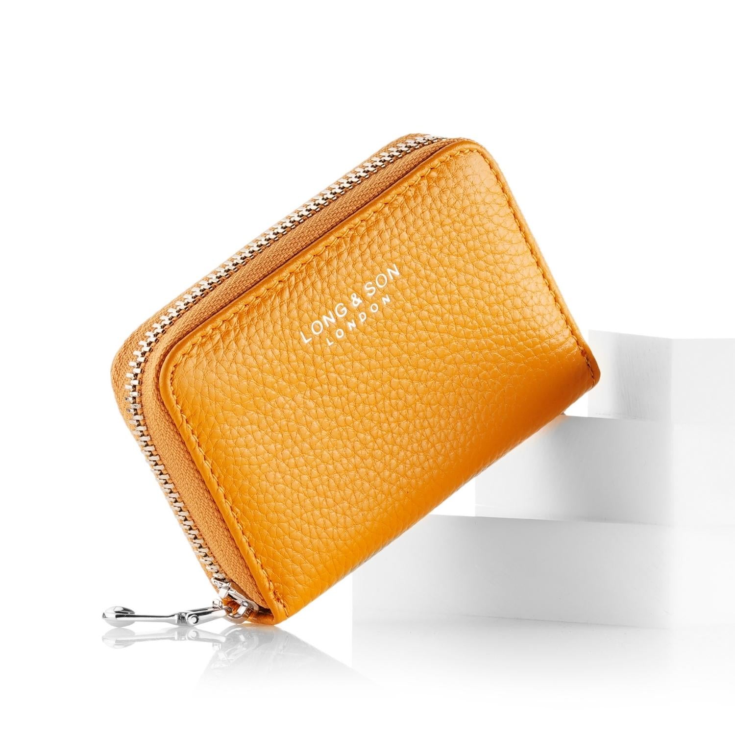 Leather Purse with Zipper