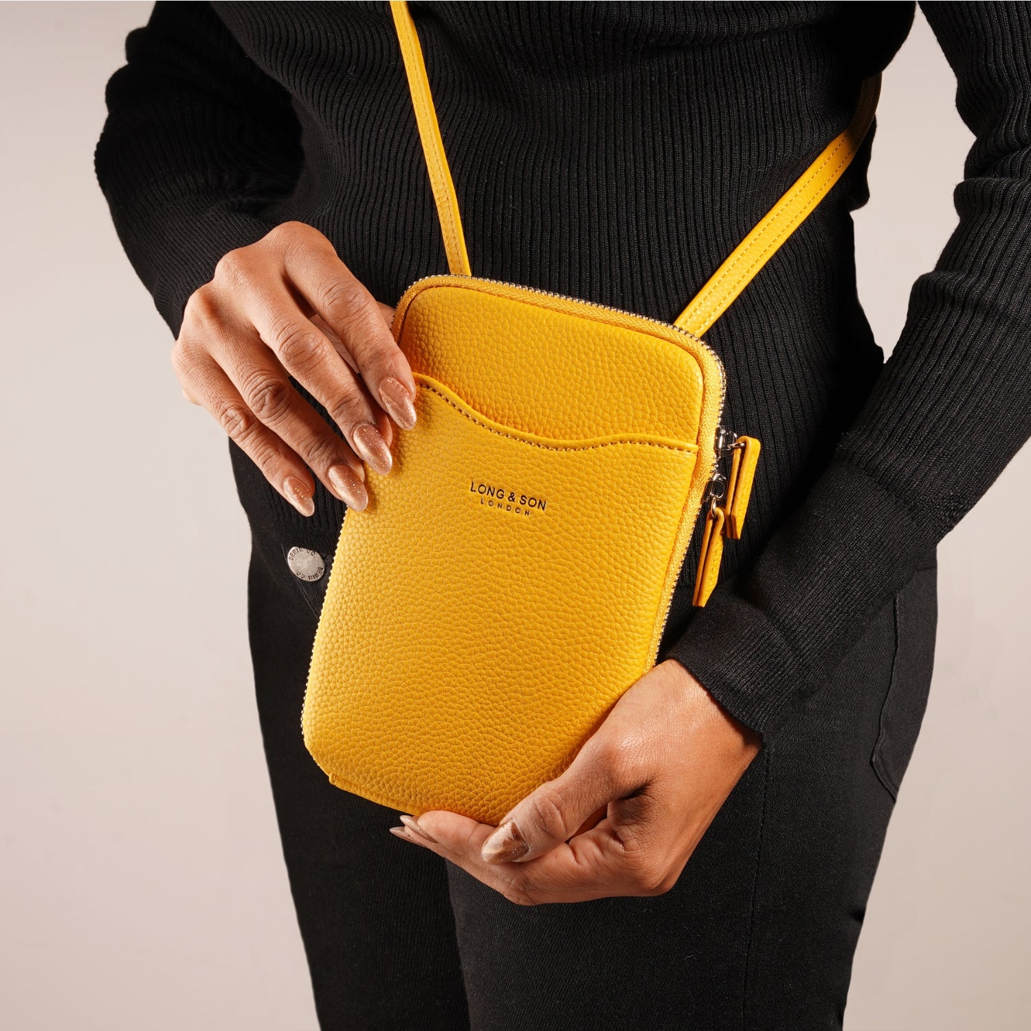 Cross Body Bag with Zipper