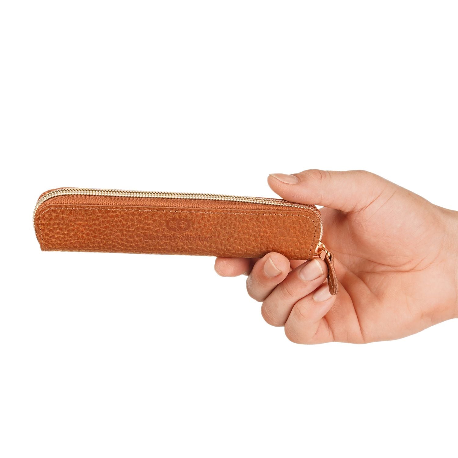 Mini Leather Pencil Case – Compact Pen Pouch