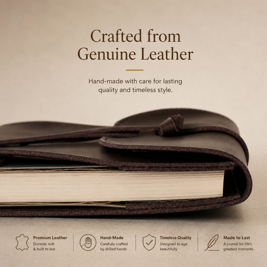 Personalised Handcrafted Leather Journal