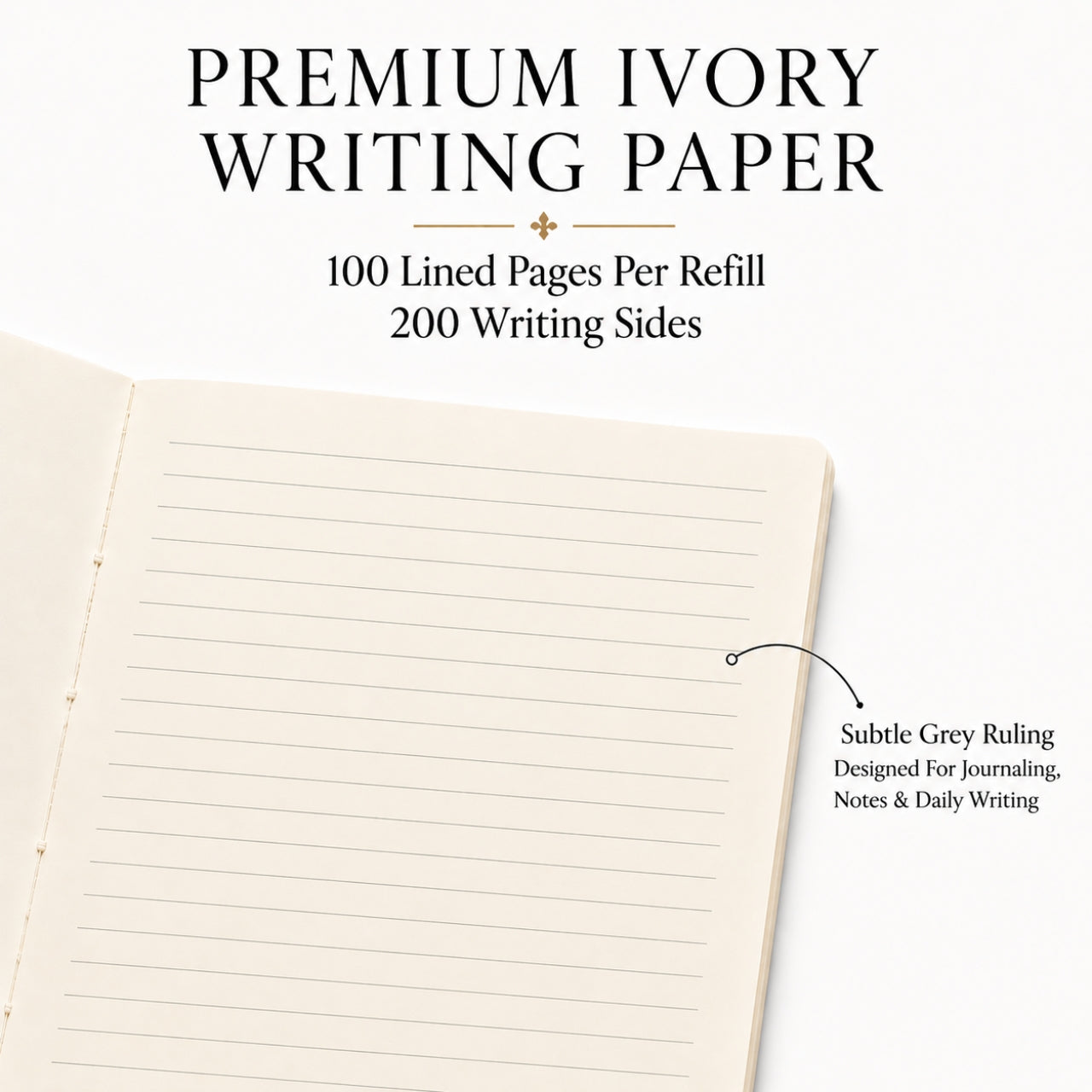 A5 Journal Refills – Lined Paper Pack