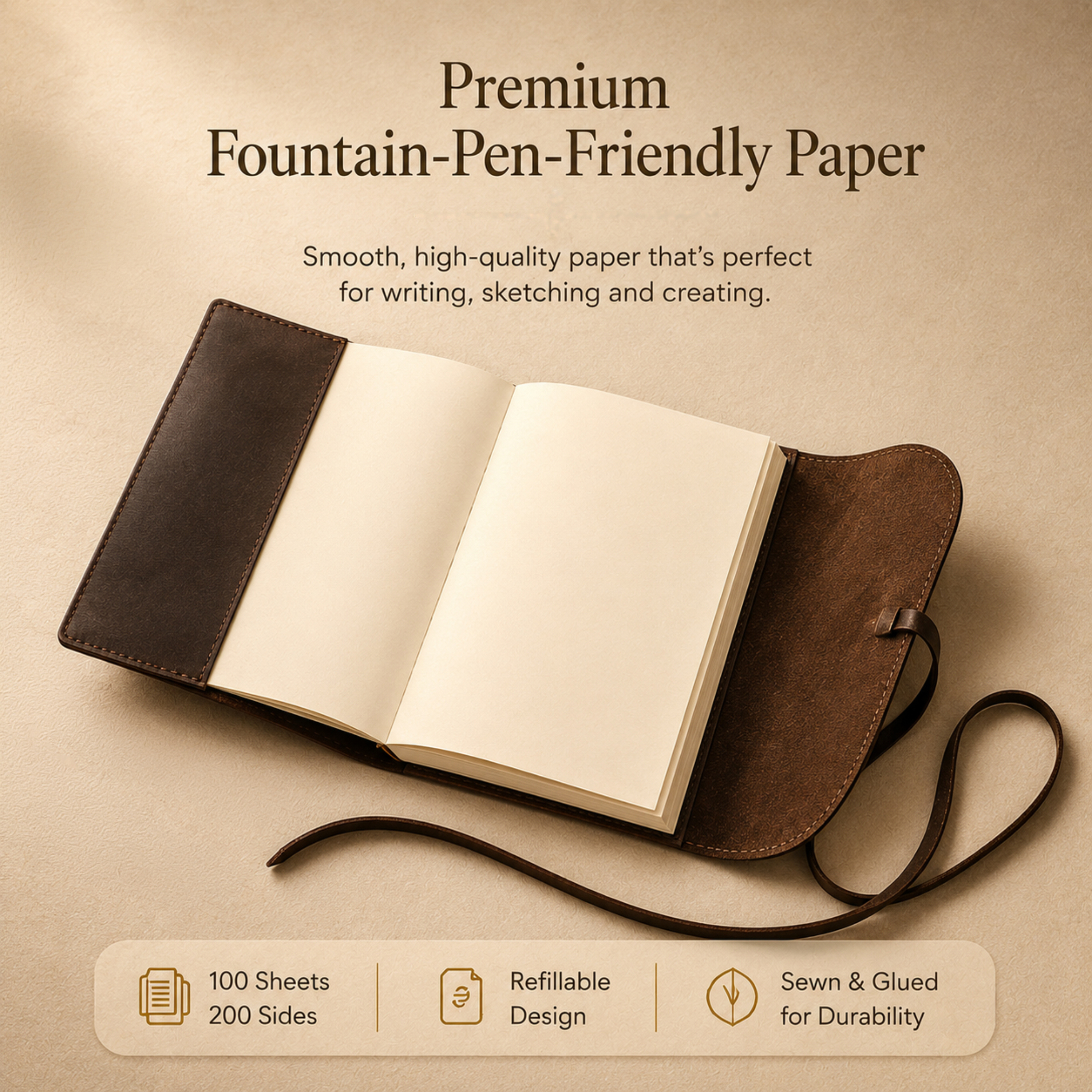 Writer Gift Set – Journal, Pencil Case & Refills