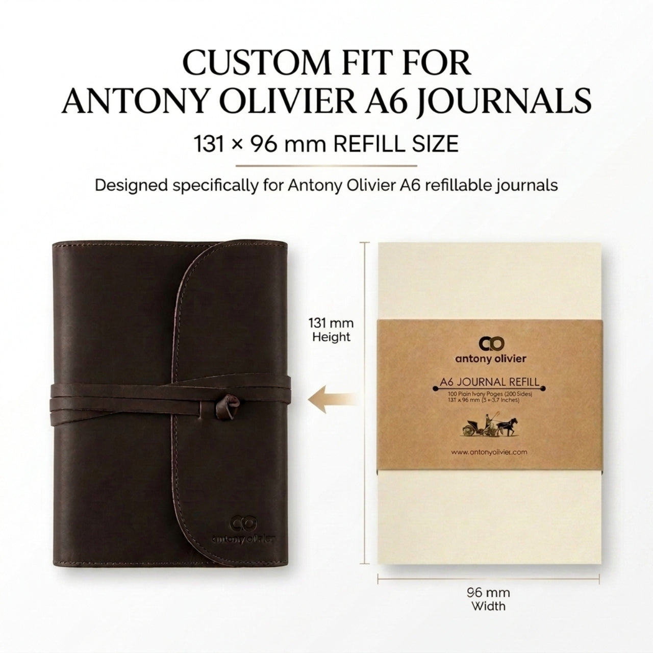 A6 Journal Refills – Plain Paper Pack