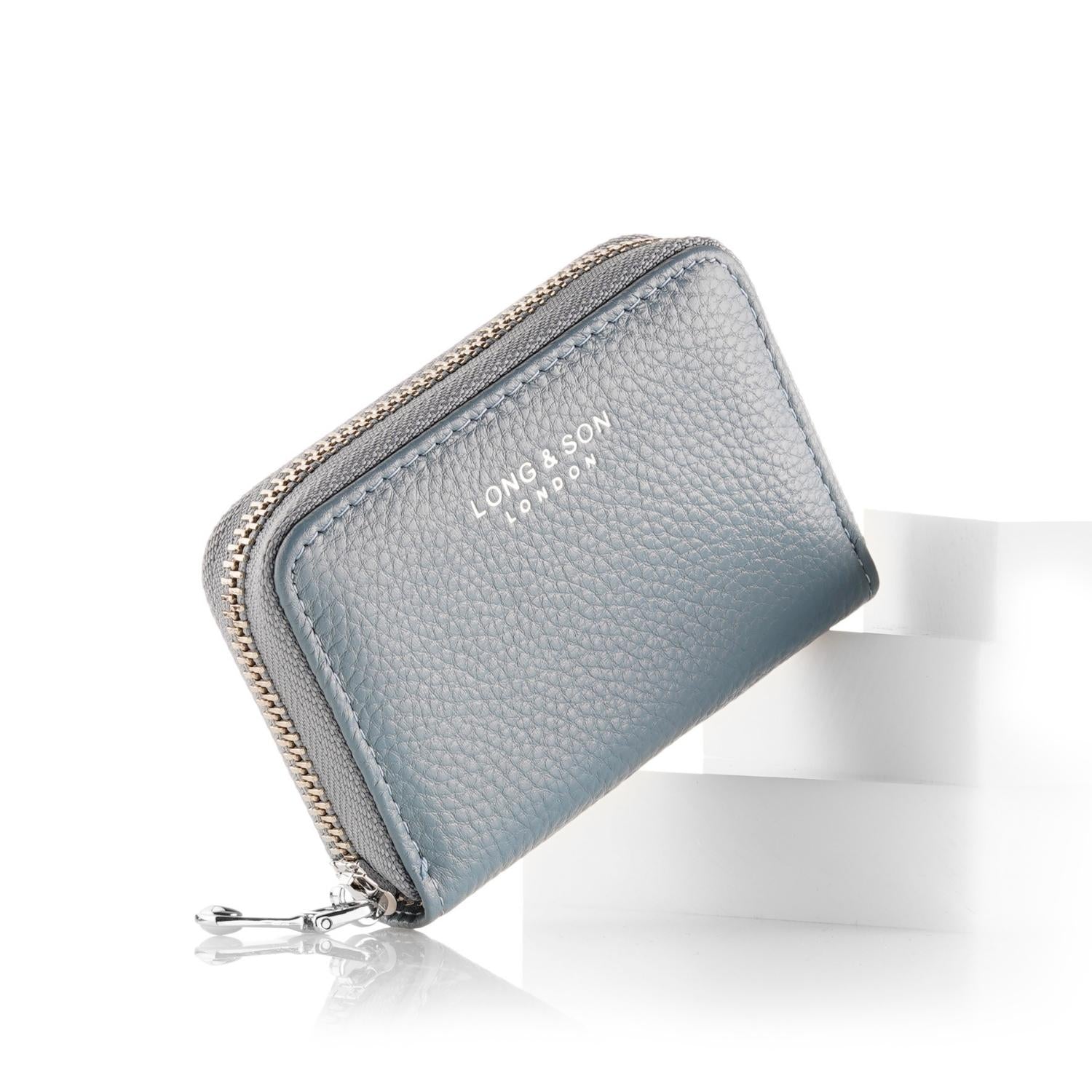 Leather Purse with Zipper