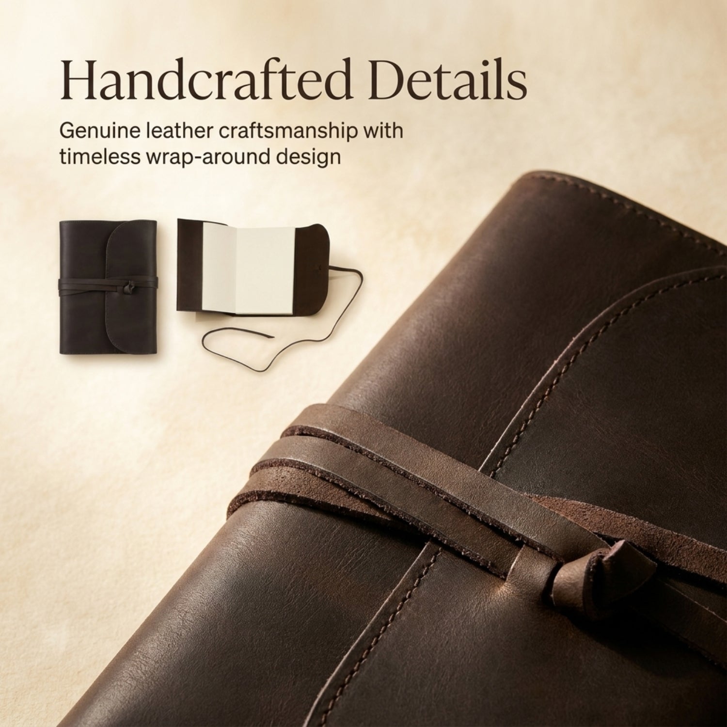 Leather Journal – Refillable A5 Notebook