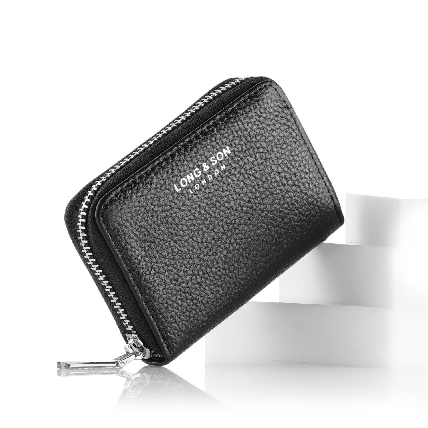 Leather Purse with Zipper