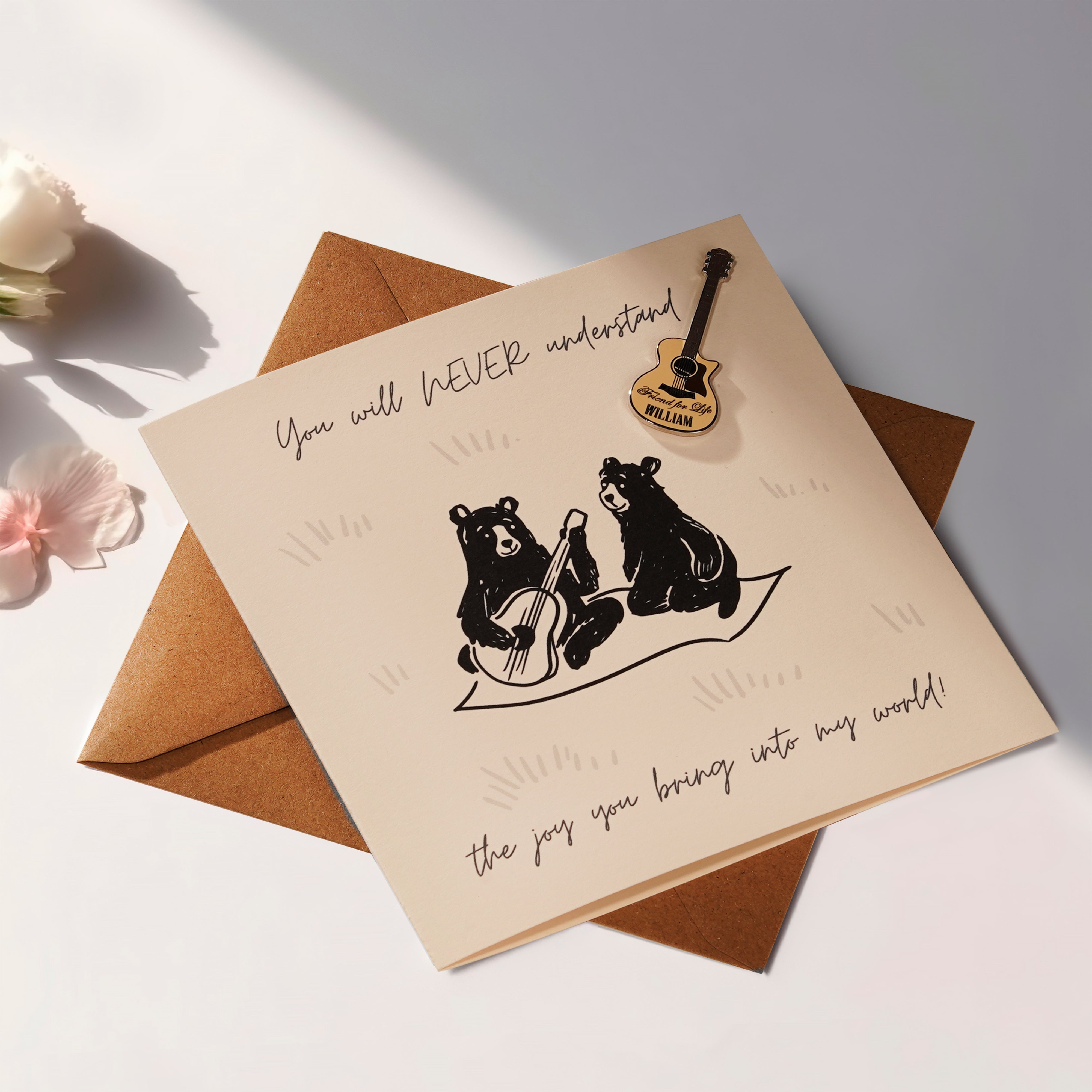 Personalised Friendship Thank You Card