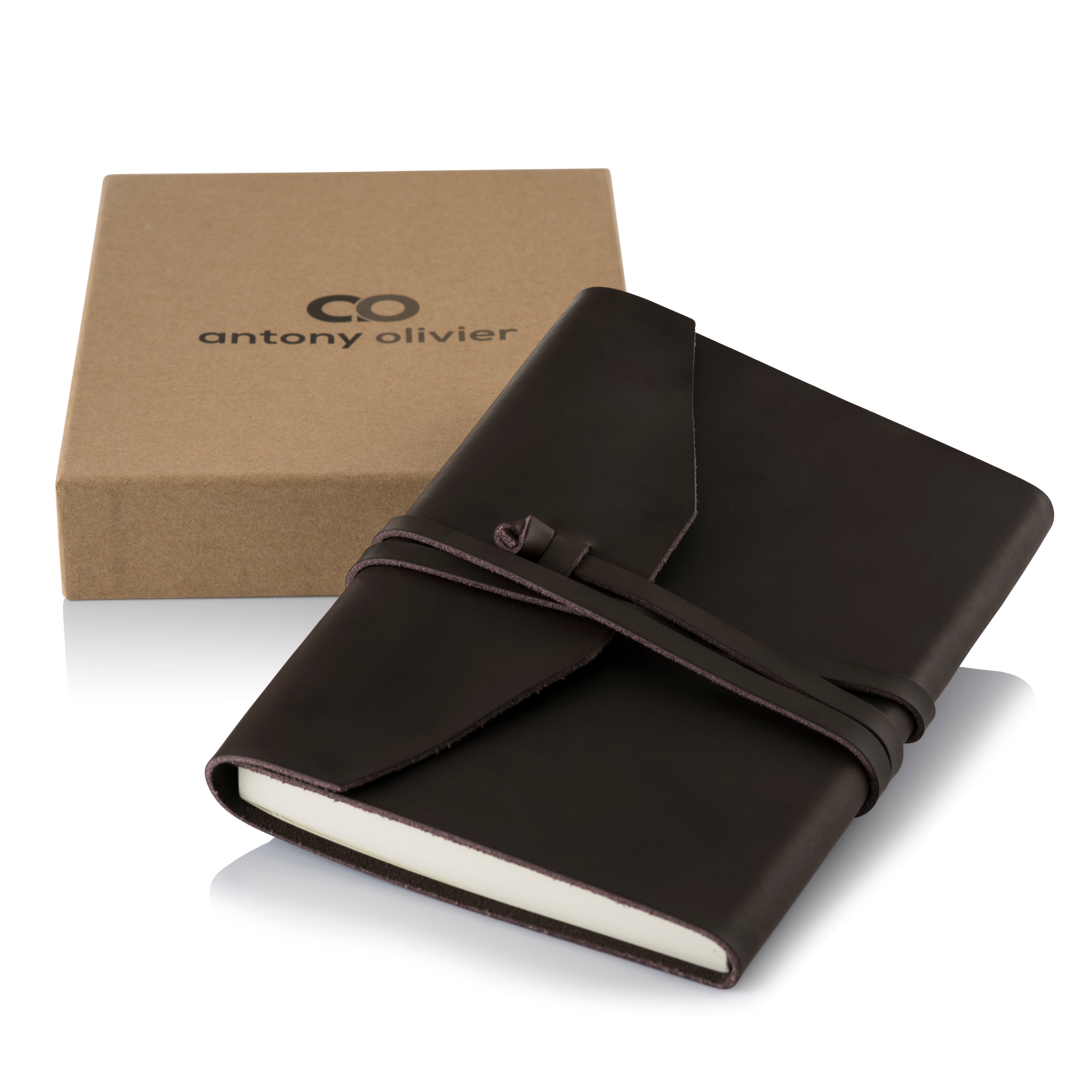 Antony Olivier Leather Journal – Fixed-Page A5 Notebook