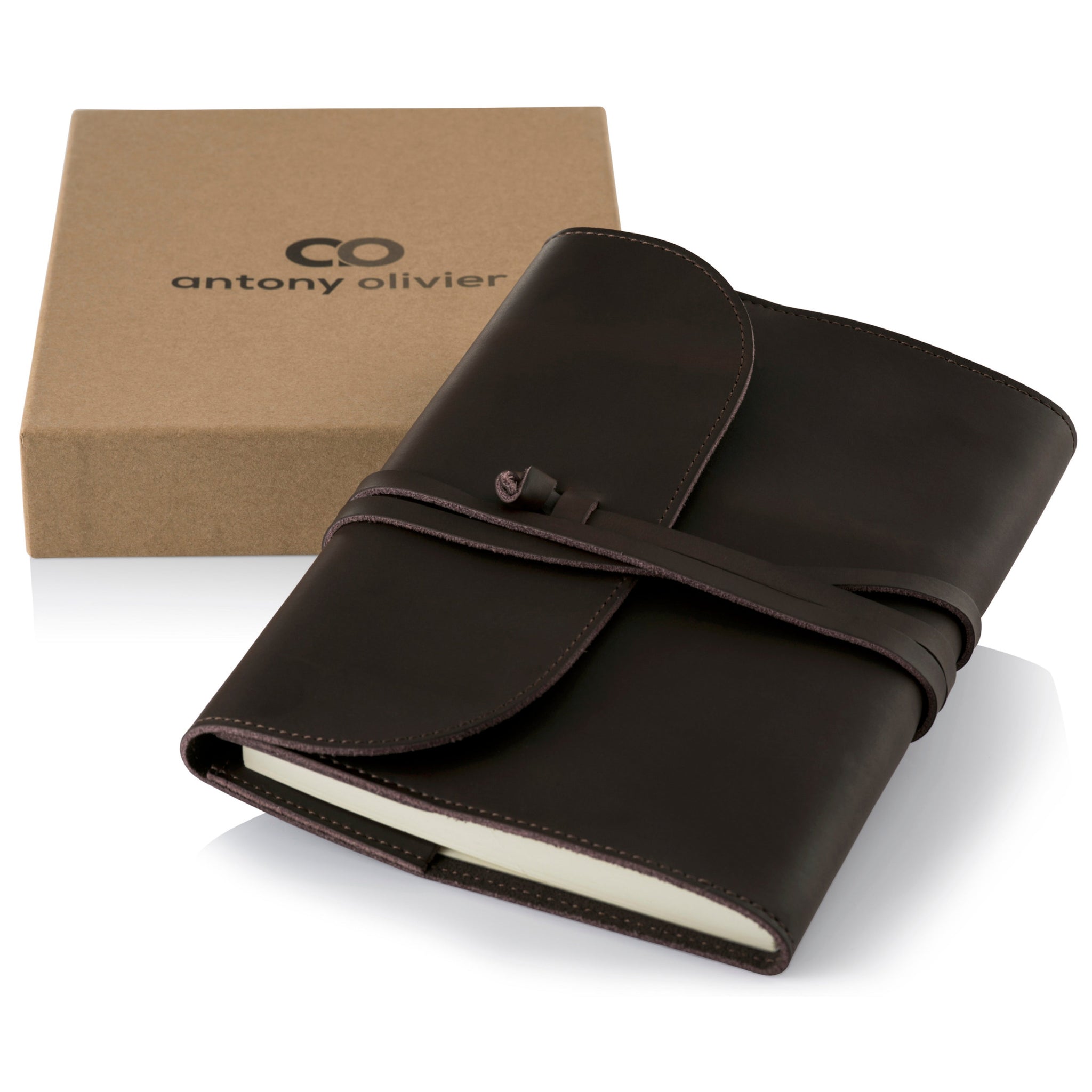 Personalised Leather Travel Journal - AntonyOlivier