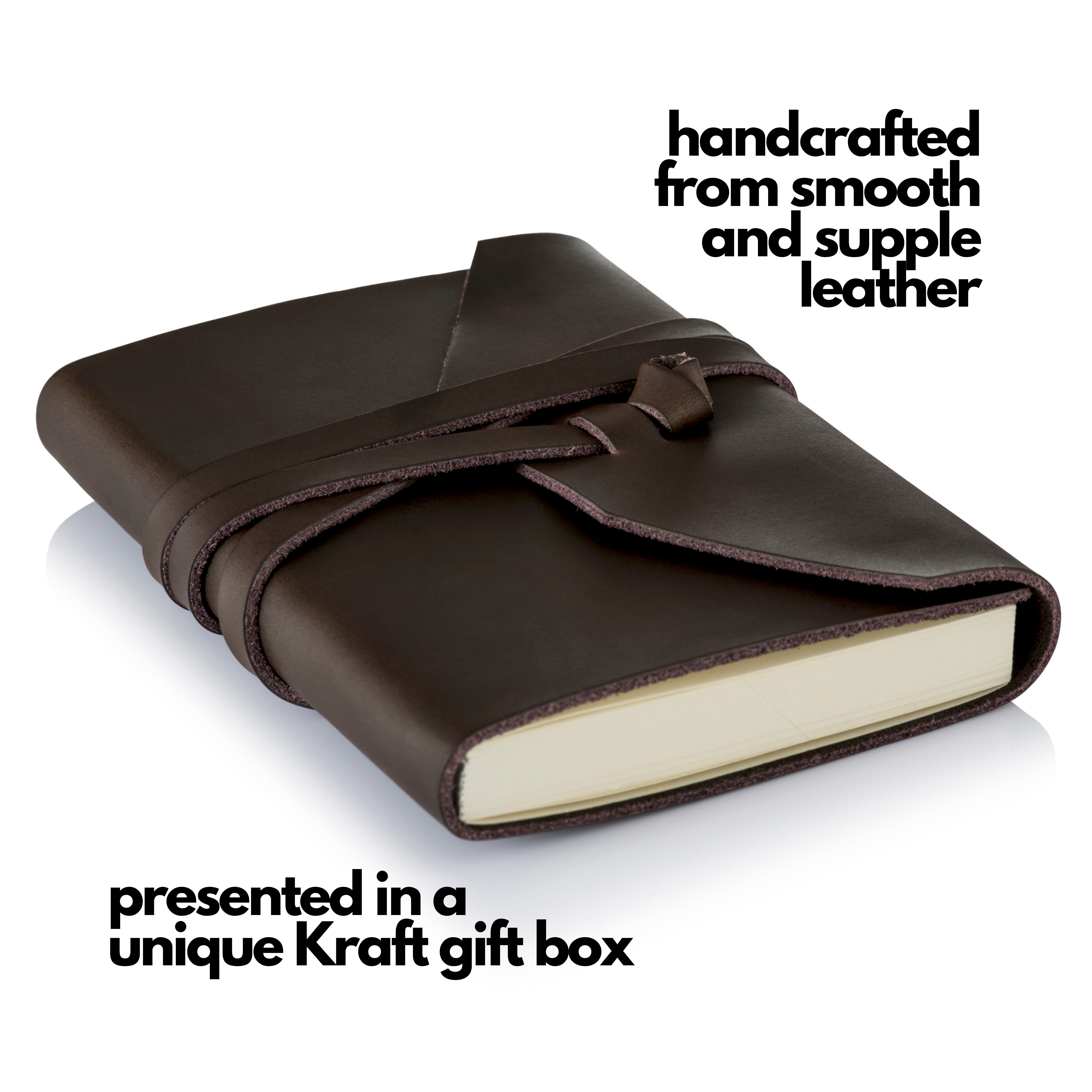 Antony Olivier Leather Journal – Fixed-Page A6 Notebook