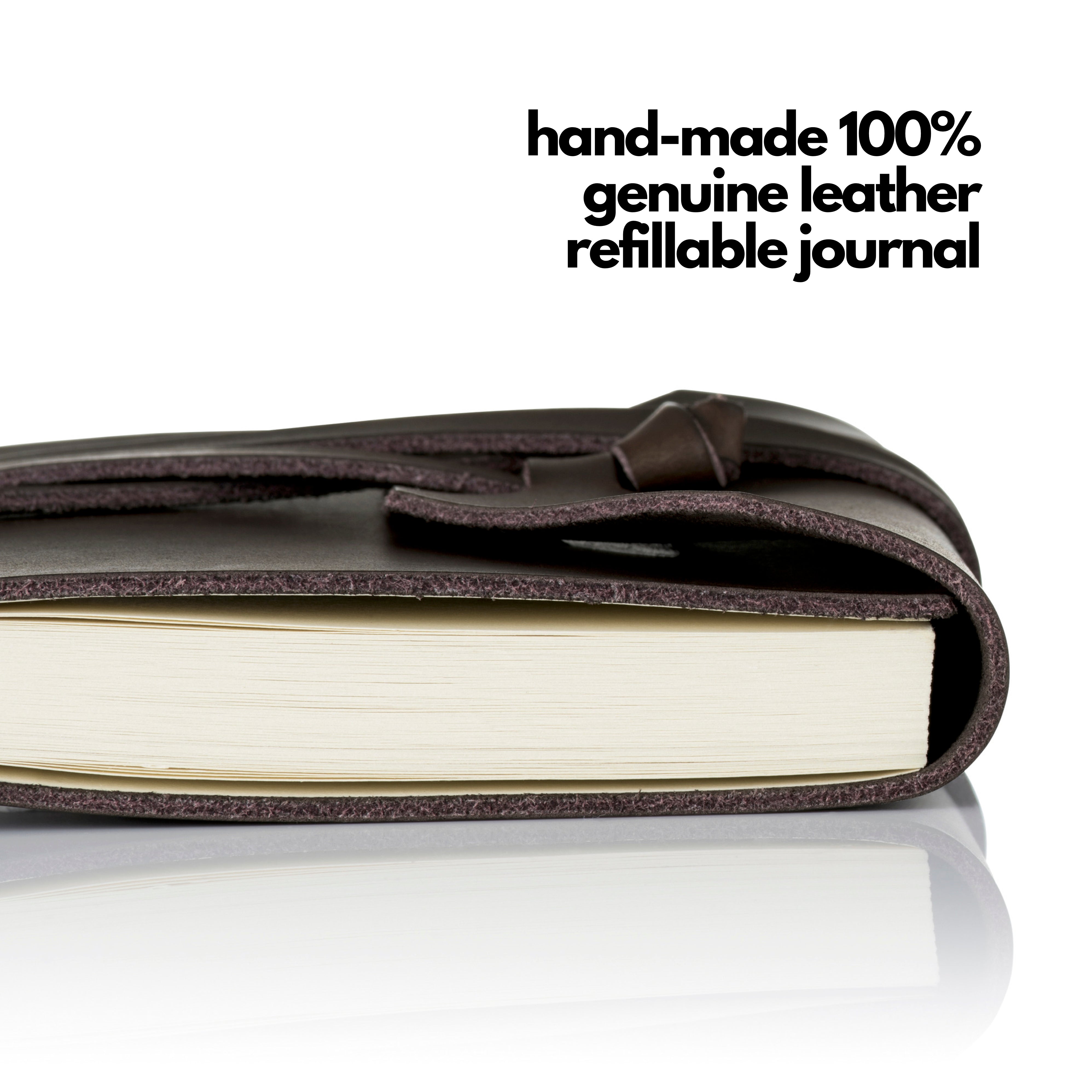 Leather Journal – Fixed-Page A6 Notebook