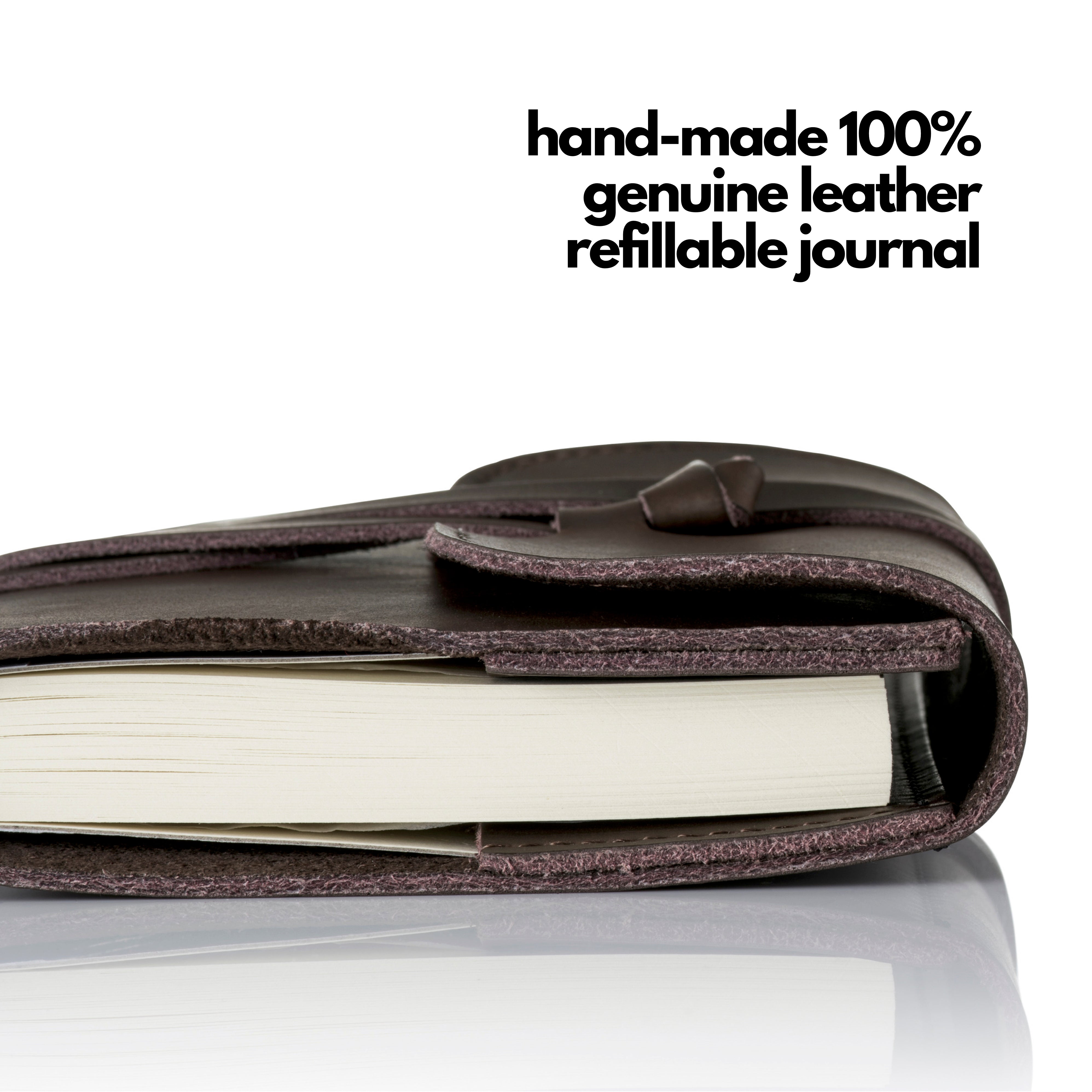 Leather Journal – Refillable A6 Notebook